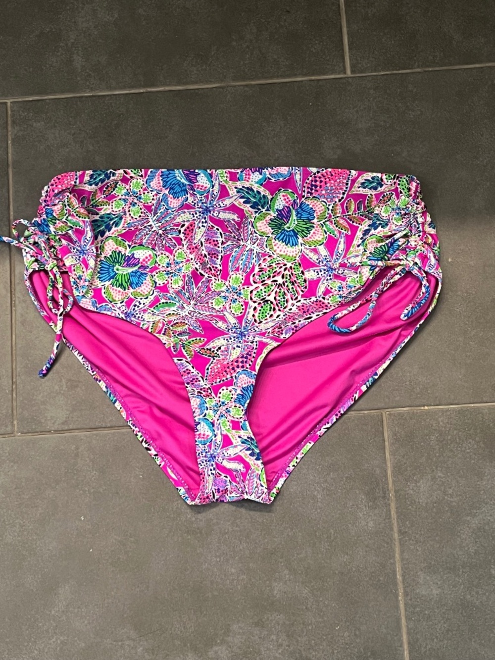 Stella Parker Collection Floral Paisley Tankini Bikini Swimsuit Bottom Size 16W